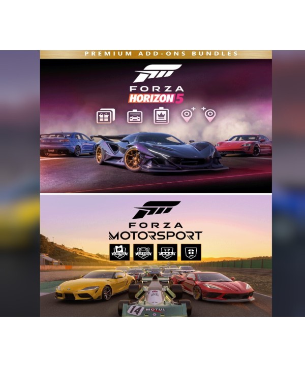 Forza Motorsport and Forza Horizon 5 - Premium Add-Ons Bundle DLC XBOX One / Xbox Series X|S Xbox Series X|S Key 
